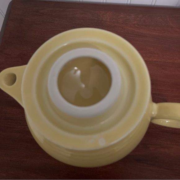 Fiesta wear Yellow Ceramic Teapot - Picture 3 of 7